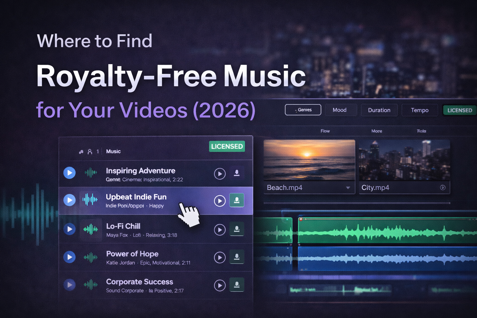Where to Find Royalty-Free Music for Your Videos (2026)